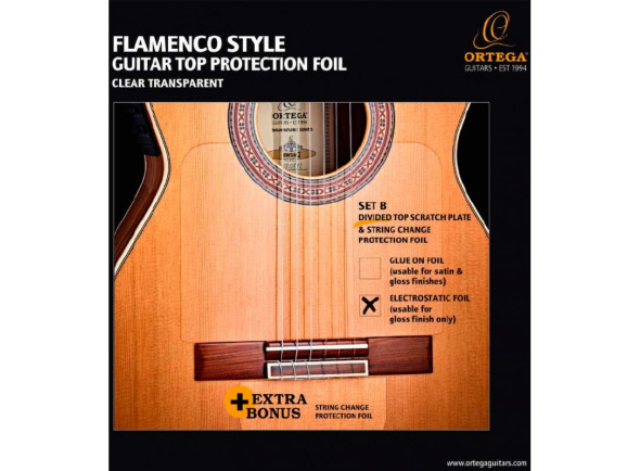 Ortega OERP-FLAM2 Clas. Guit. Pickguard 2 Piece Ortega OERP-FLAM2 Clas. Guit. Pickguard 2 Piece